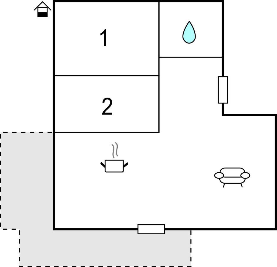 2 Bedroom Cozy Apartment In Rechlin Kültér fotó